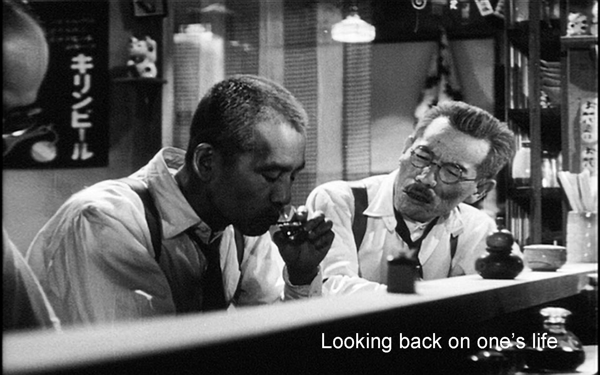 Looking back on one's life