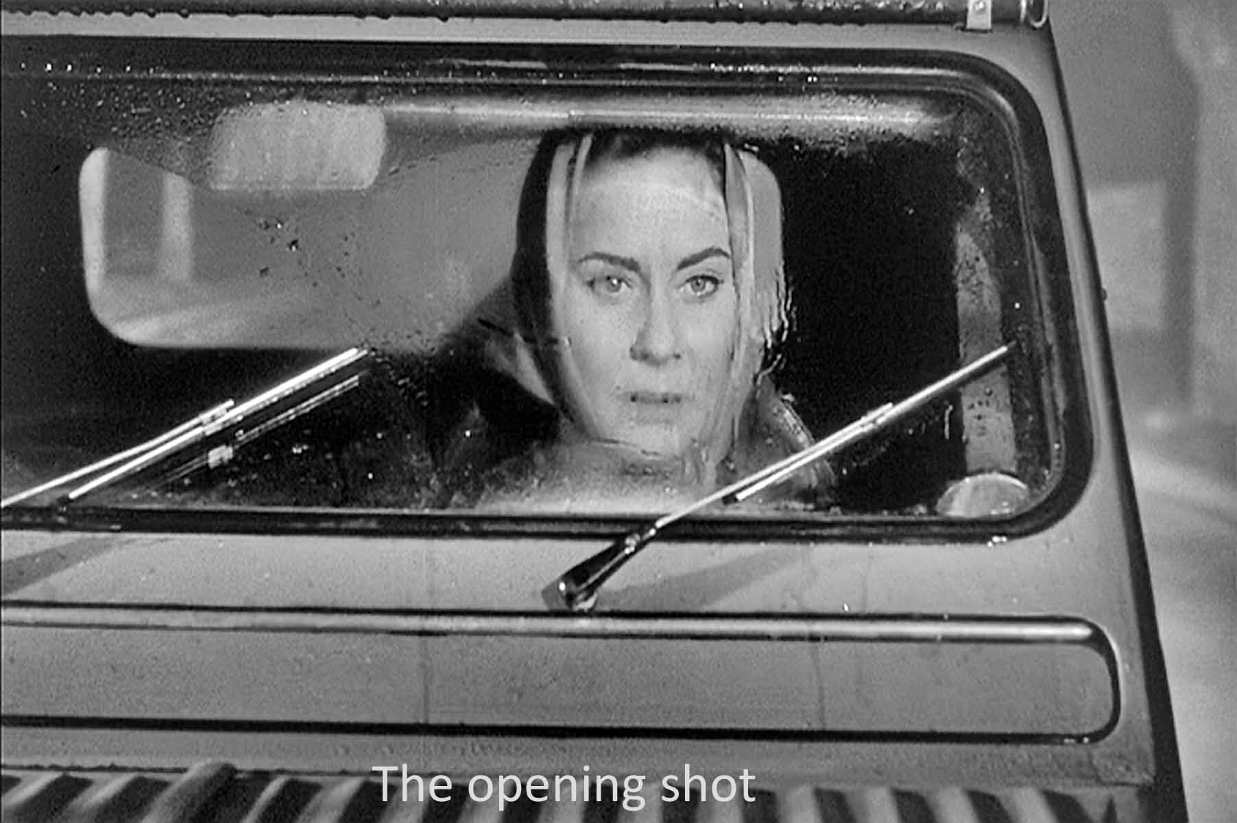The opening shot