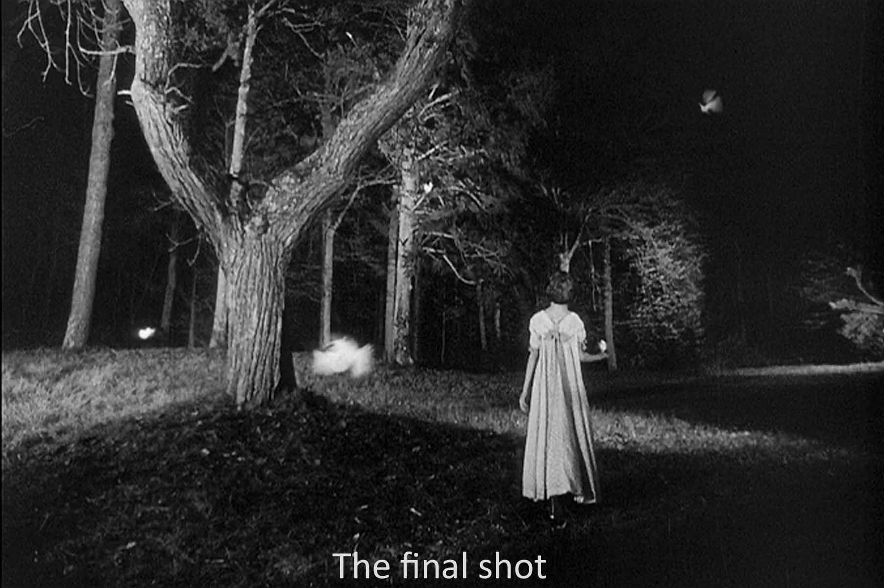The closing shot